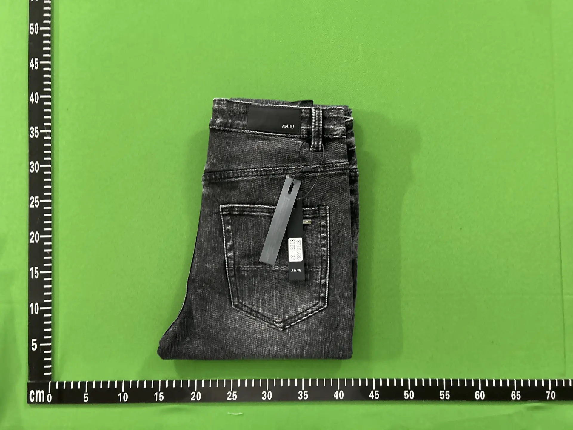 AMIRI black wash denim jeans