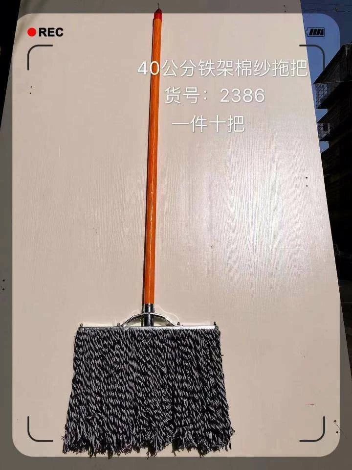 直铁板纱线拖把 蓝白纱 10把一捆（整捆价不拆零卖） QC 照片，来自 WEIDIAN Qualit.ly