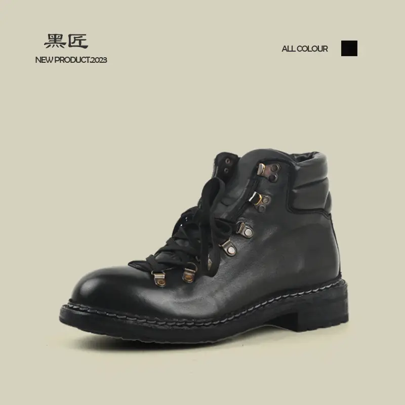 Guidi Jxm 19 Hiking Boots Casual Mountaineering Boots Men's Norwegian Stitched Horse Leather Washed and Distressed Shoes