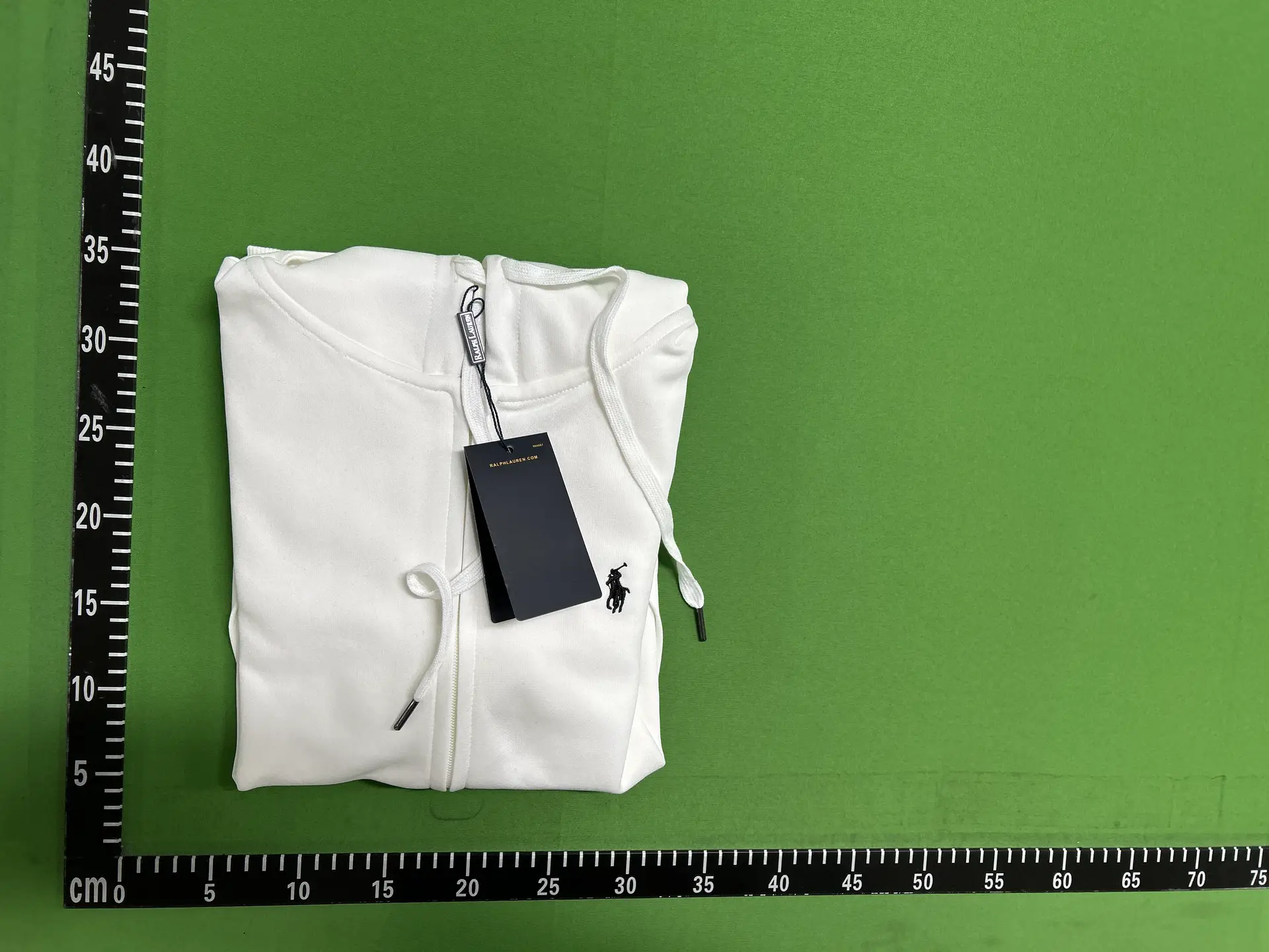 Polo Ralph Lauren Full Zip Hoodie White