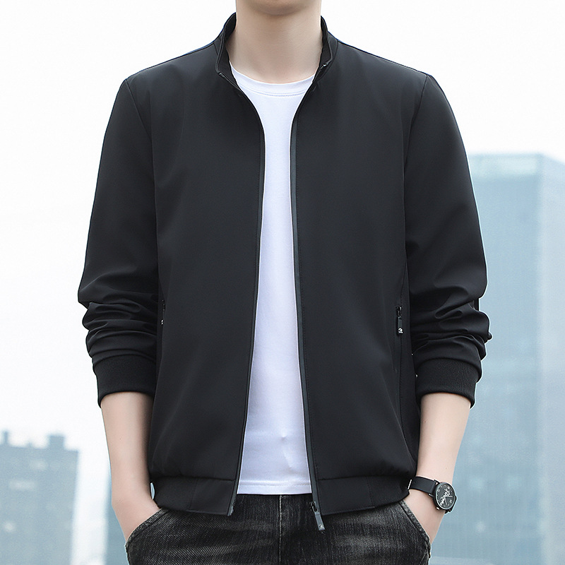 Men's Jacket Spring 2026 New Trendy Casual Men's Wear High-End Fashion Top Trendy Brand Men's Sports Spring and Autumn Coat