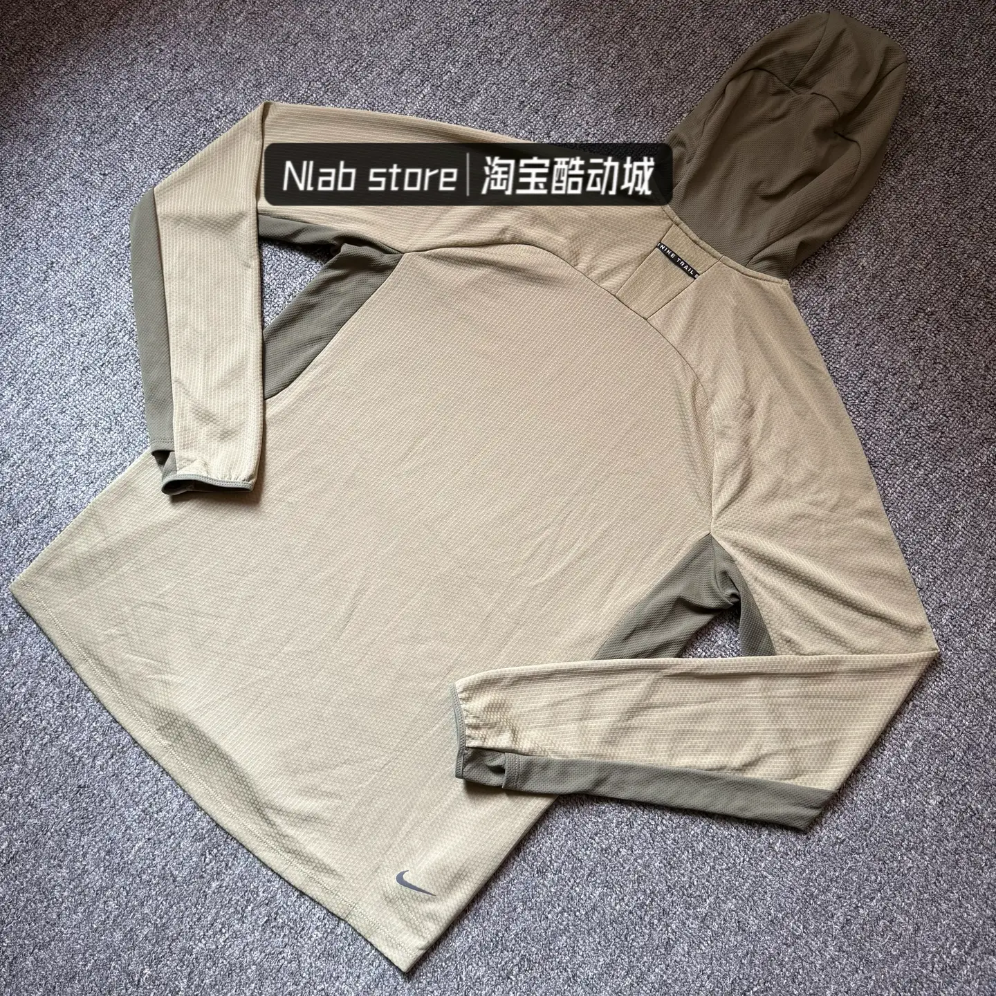 Nike/Nike Men's Spring Sports Running Training Quick-Drying Breathable Sunscreen Hooded Long sleeves Fn4007