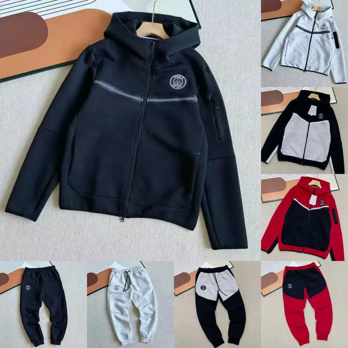 圆形徽章Trendycasualsuit60卫衣套装