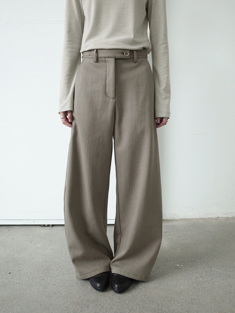 Love and Nancy Minimalist Winter Old Money Style Tencel Thick Velvet Versatile Casual Pants for Women 03583