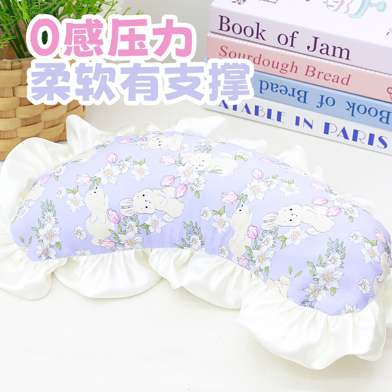 Pet special small pillow cat sleeping U-shaped pillow soft kitten puppy sleeping pillow factory wholesale can replace hair