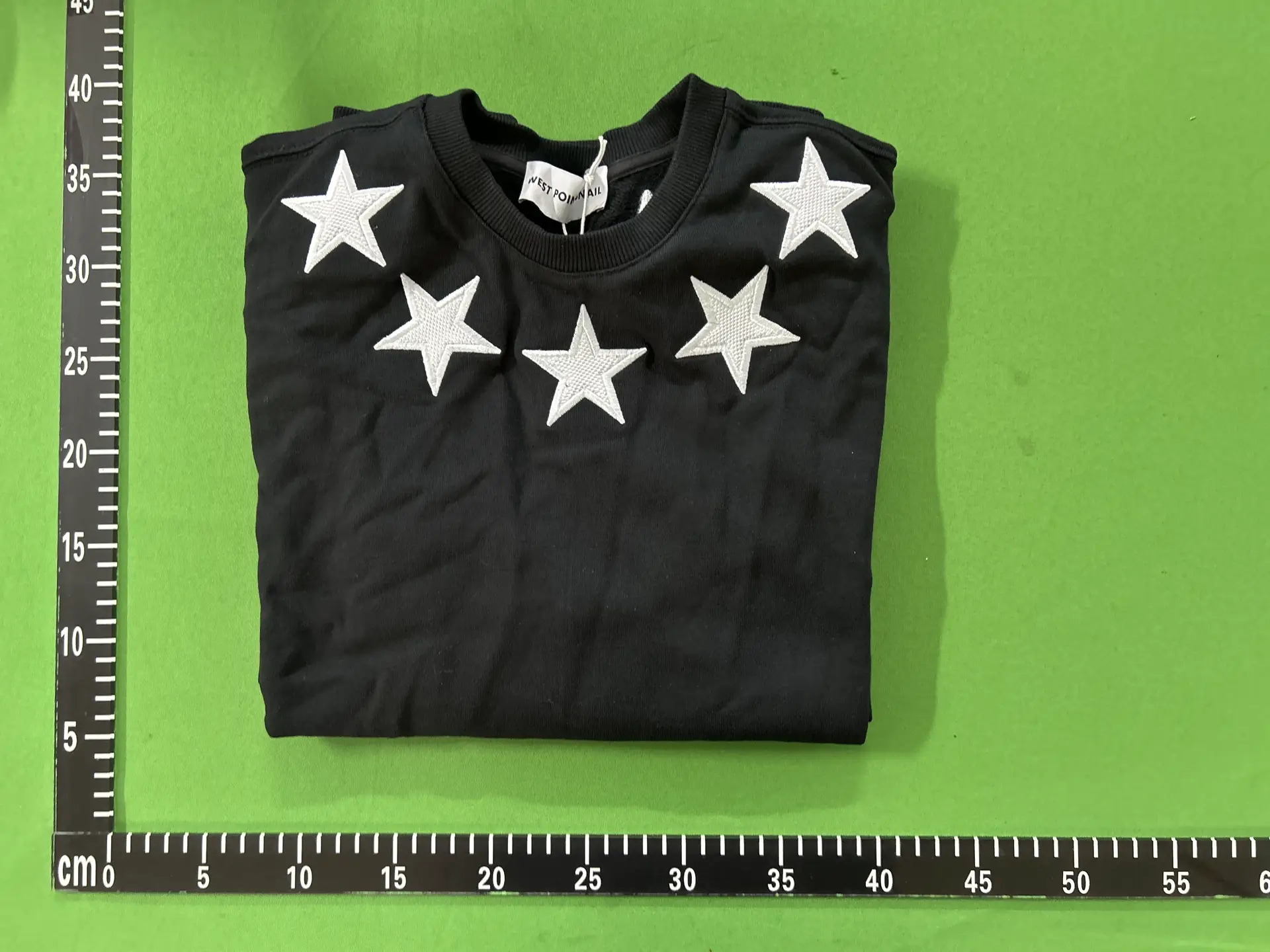 Trendy Embroidered Five-Pointed Star Crewneck Pullover Sweatshirt for Men and Women, Couple Wear, Autumn and Winter Loose Casual Jacket