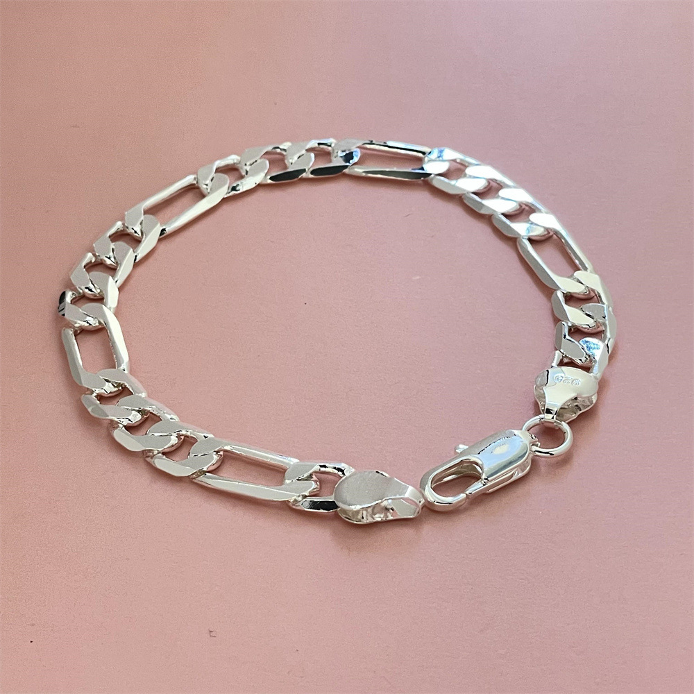 Foreign trade jewelry silver plated 8mm three to one Ferrero bracelet little red book trembles popular bracelet in stock wholesale