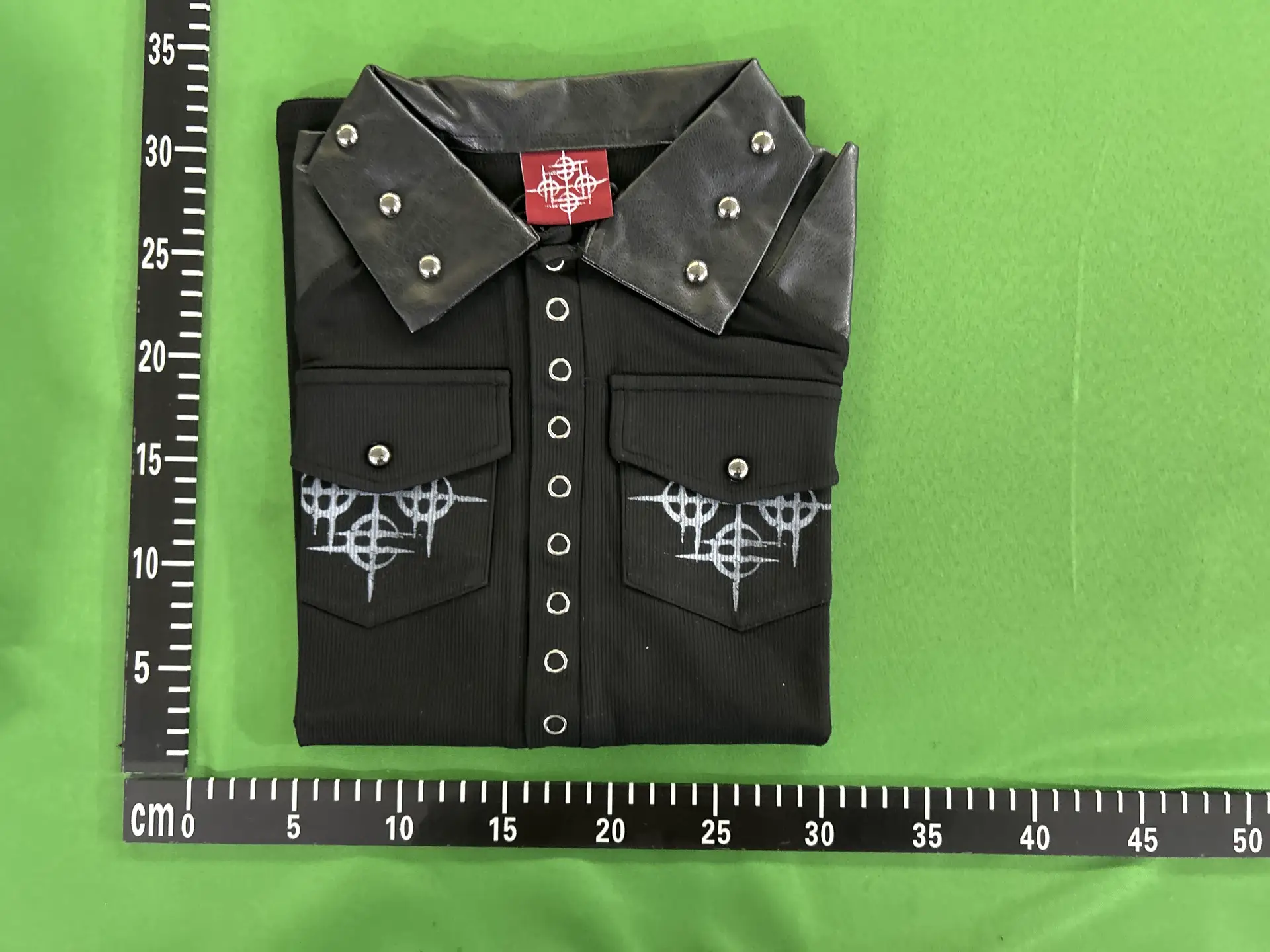 DETW 25ss * Original Dark Skull Head * Riveted Metal Buckle * Embroidered Slim Shoulder Design with Insert Shoulder Sleeve