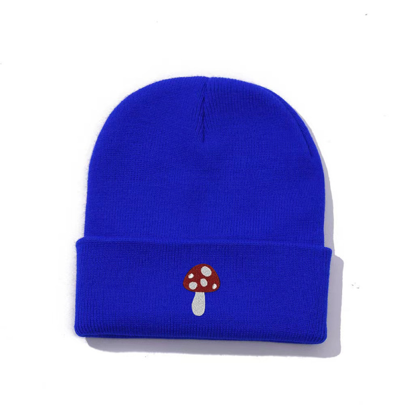 New Autumn and Winter Hat Men's Wool Hat Korean Letter Embroidered Knitted Hat Cold Hat Women's Outdoor Cold-proof Warm Youth