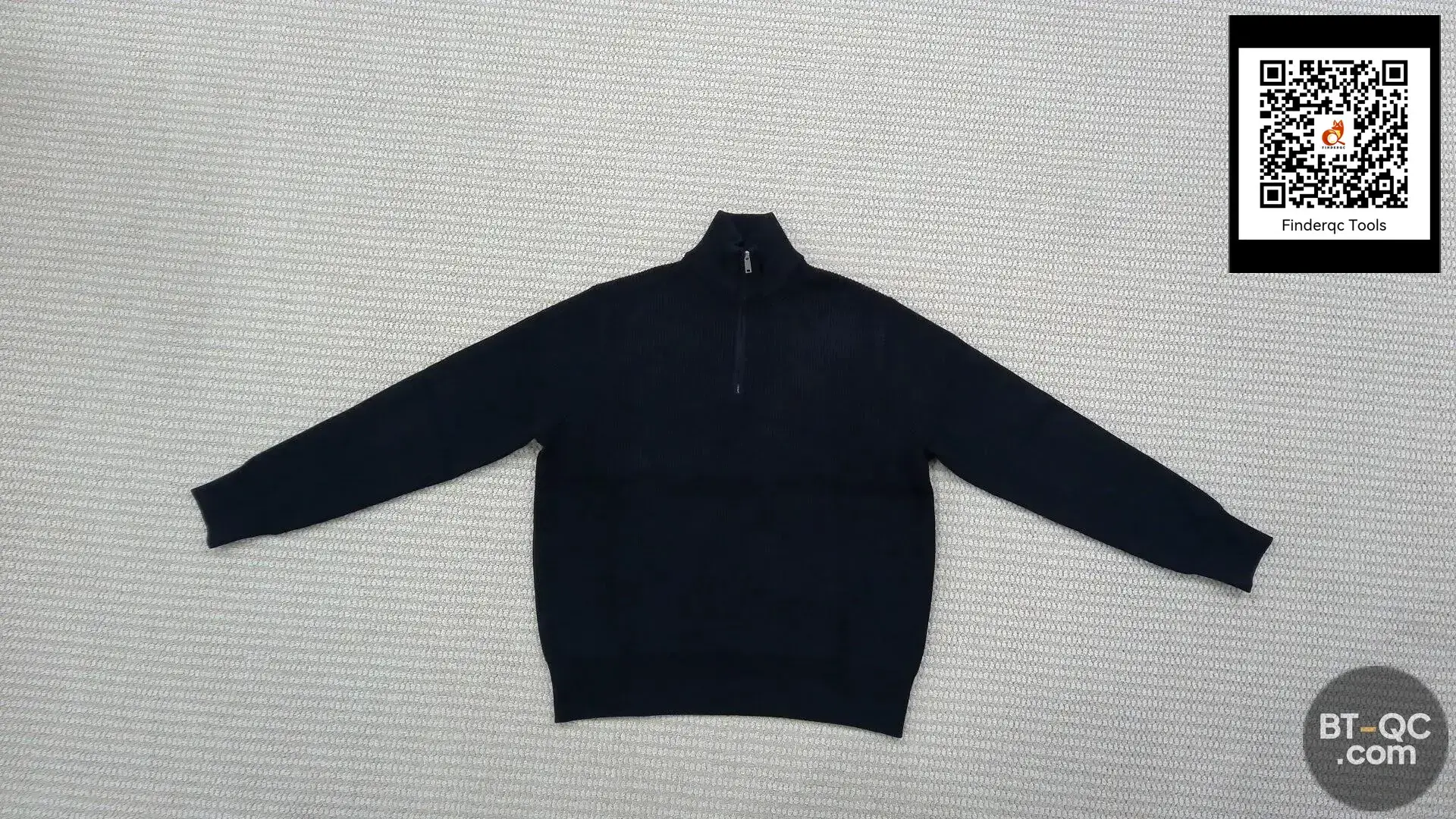 Maison Margiela Four-Corner Half-Zip Turtleneck Sweater