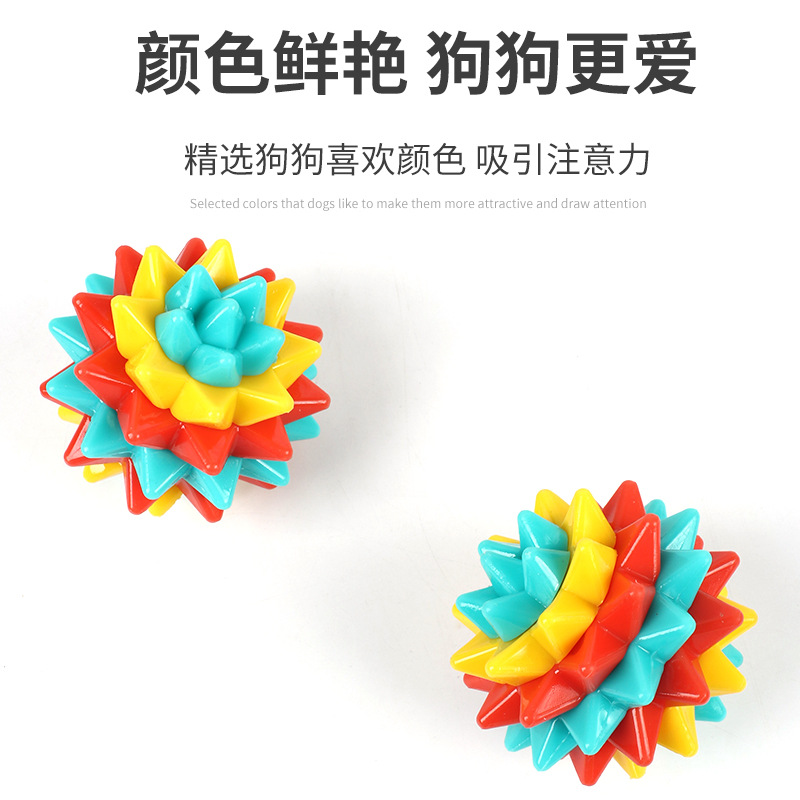 Dog Toy Ball for Teething and Boredom Relief, Durable and Chew-Resistant for Small and Medium-Sized Puppies, Cross-Border Pet Supplies