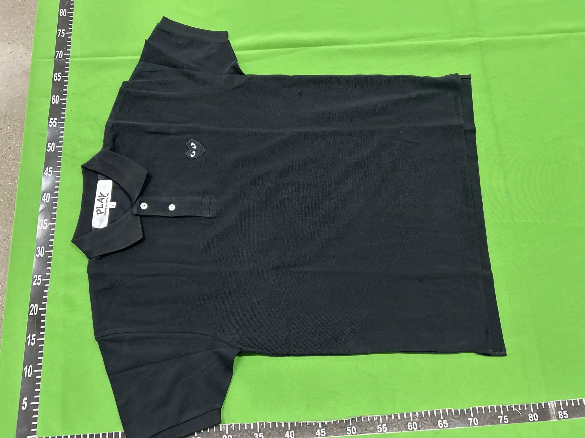 PLAY COMME des GARCONS Black Polo