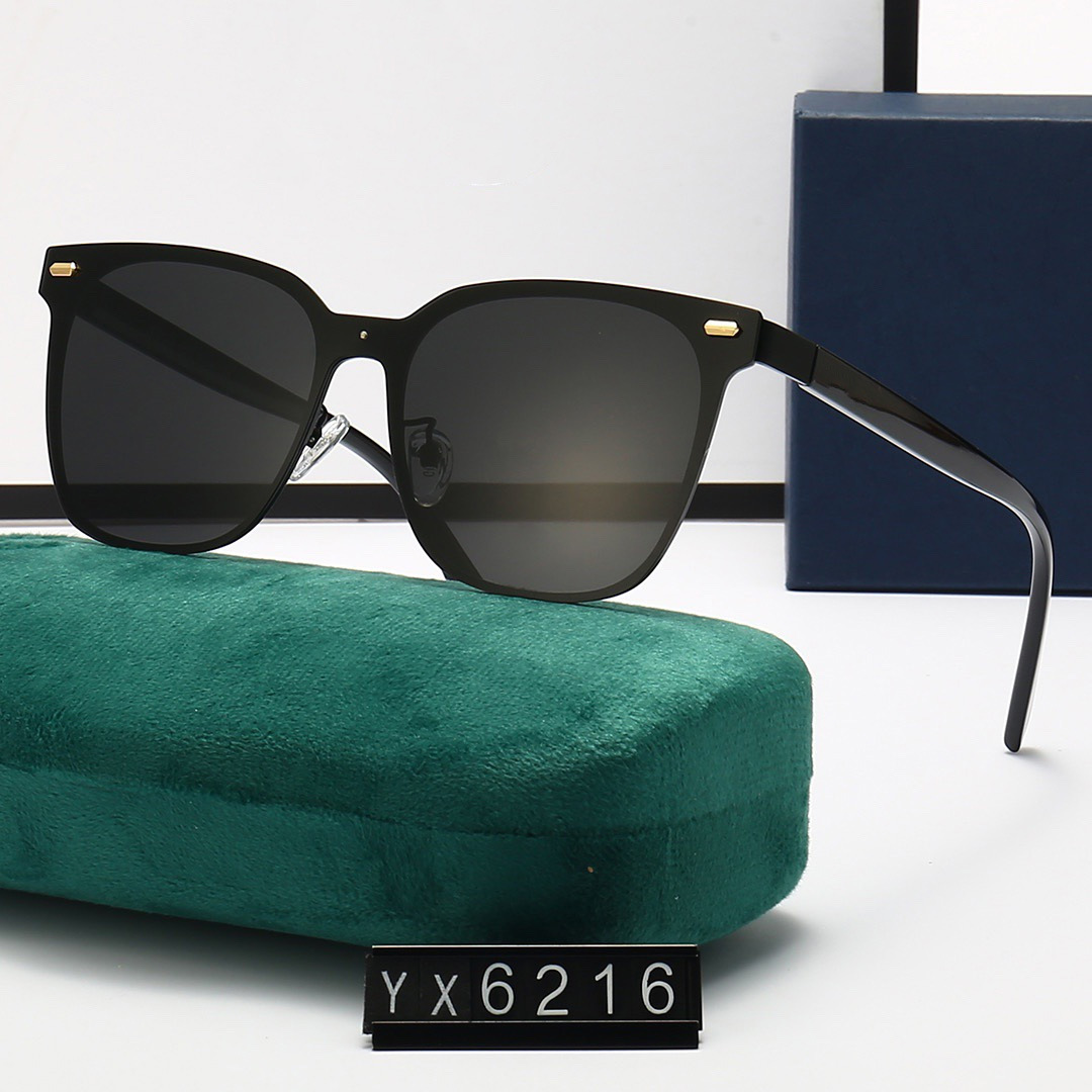 Foreign trade wholesale new metal PC polarized sunglasses personality trend European and American fashion one-piece driving glasses