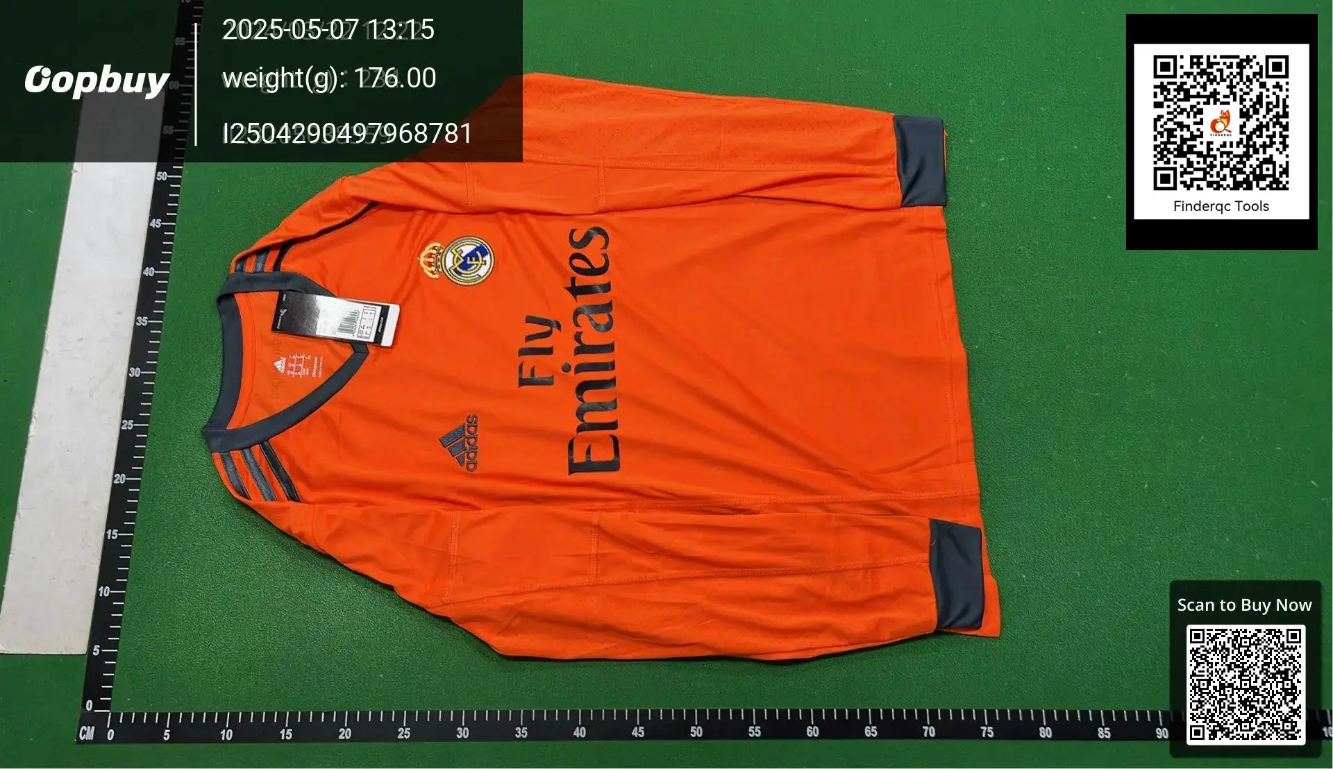 Real Madrid Retro Jersey 1314 Two Away Orange Short-Sleeved European Crown Version Long Sleeves No. 7 C Luo Soccer Uniform Card Customization