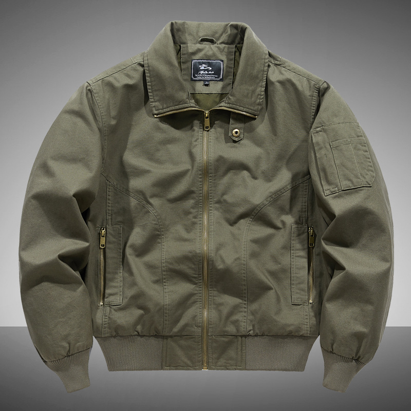 Cross-border explosions 2024 new men's cotton coat pilot baseball uniform workwear military style jacket men