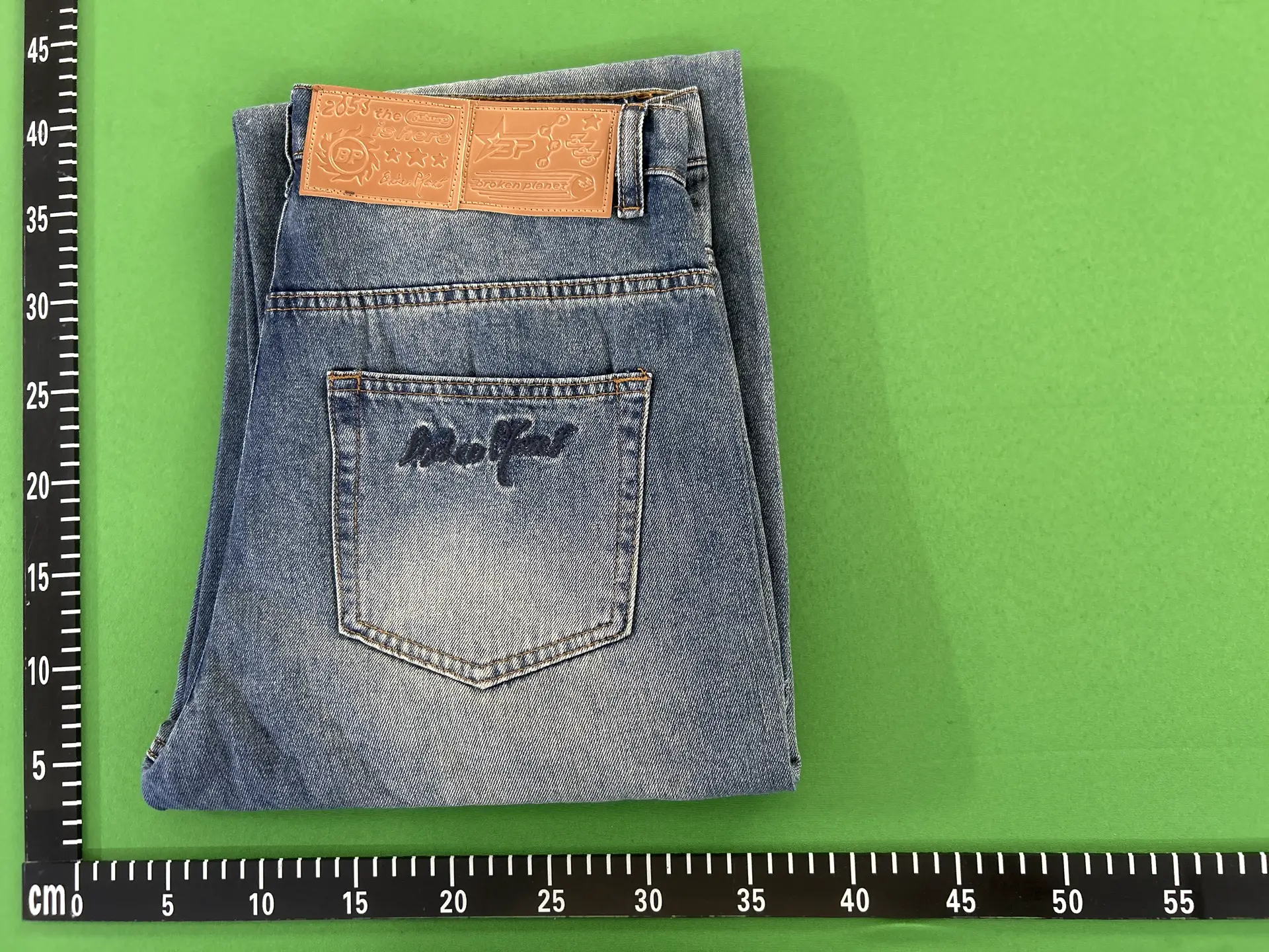 BRO Trousers Jeans Back Embroidered K158