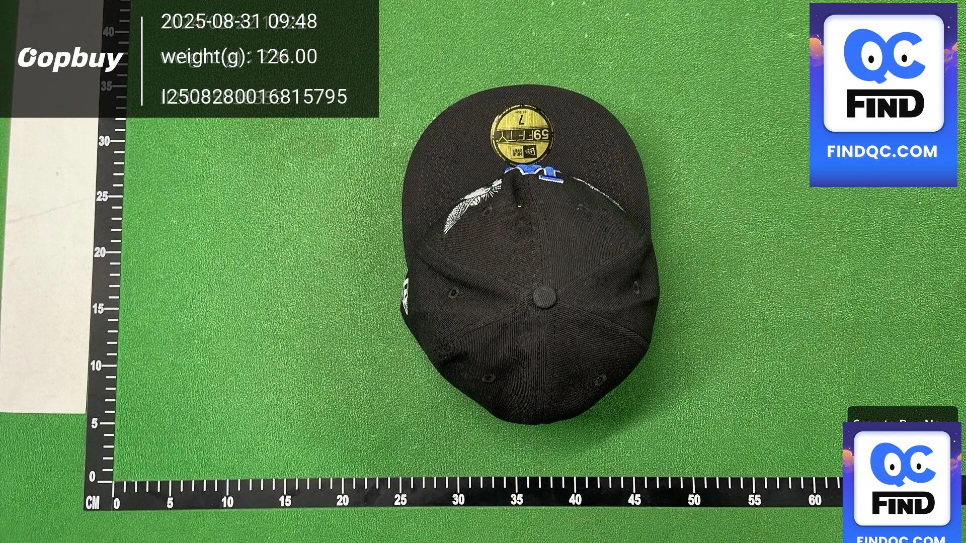 New Era LA Dodgers 59FIFTY Fitted Baseball Cap Black — foto QC 2
