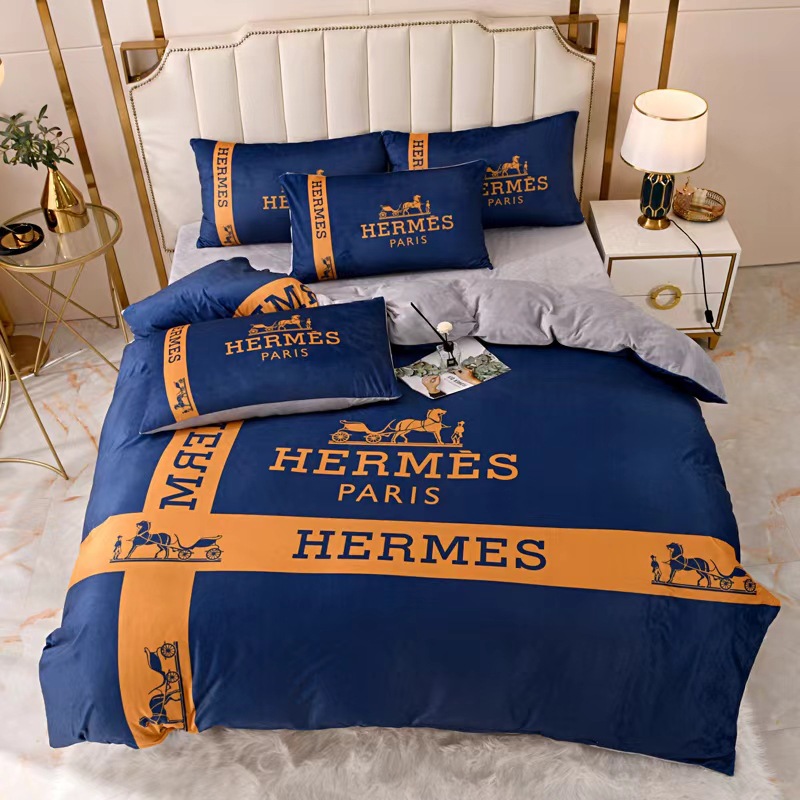 Chaozhou Brand Thickened Milk Velvet Four-piece Set Winter Warm Baby Velvet Bed Sheet Duvet Cover Double-sided fleece-lined Bedding QC-foto från 1688 på Qualit.ly
