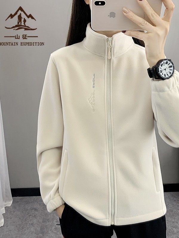 Outdoor Fleece Jacket for Women 2025 New Autumn and Winter Anti-Static Warm Thickeneded Polar Fleece Jacket Liner