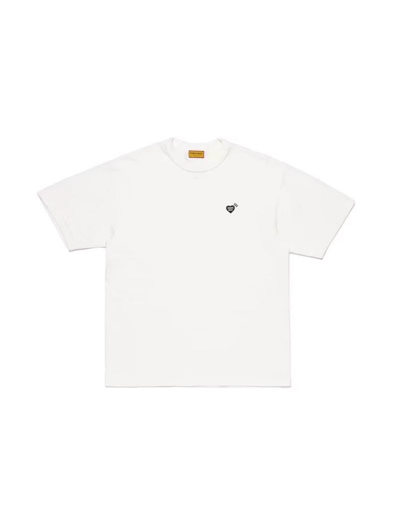 Summer Trendy Brand Ink Wash Duck 250g Bamboo Cotton Short-Sleeve T-Shirt Loose Fit Unisex Couple Style