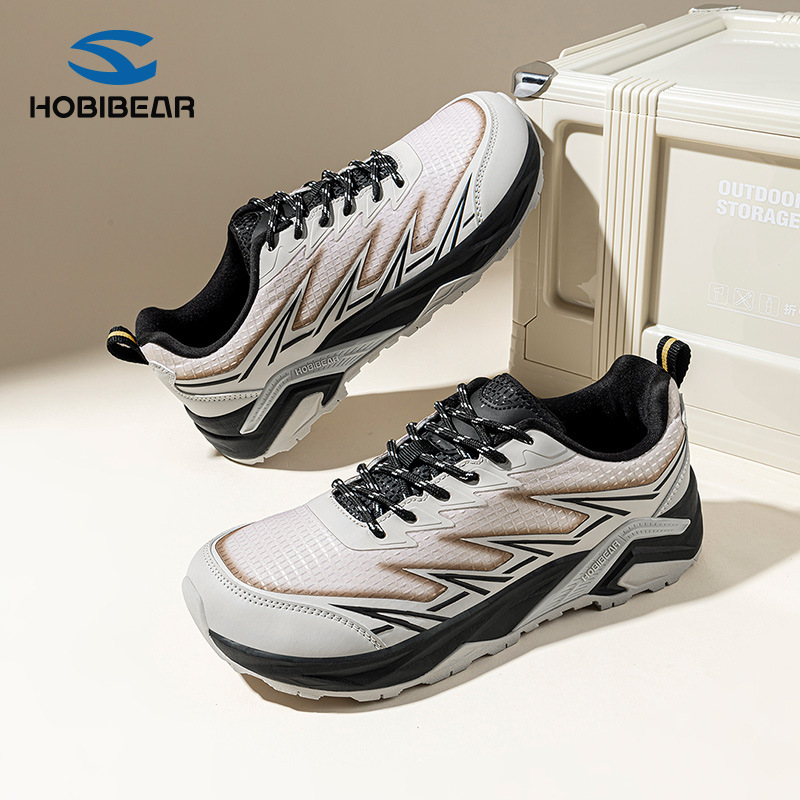 Hobibear Wide-Toe Shoes, Spring & Fall Men's Shoes, Comfortable Sports Shoes, Wide Soles, Wear-Resistant, Fashionable Running Shoes, Factory Direct Sales