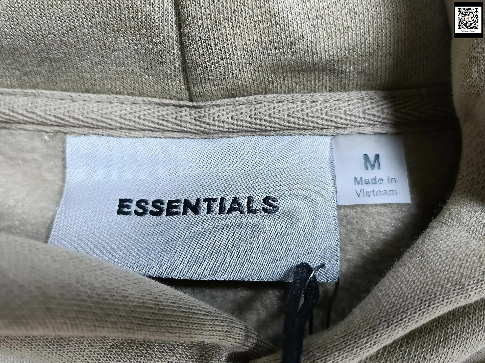 FEAR OF GOD double thread Essentials trend new chest LOGO pressure glue hooded sweater FOG