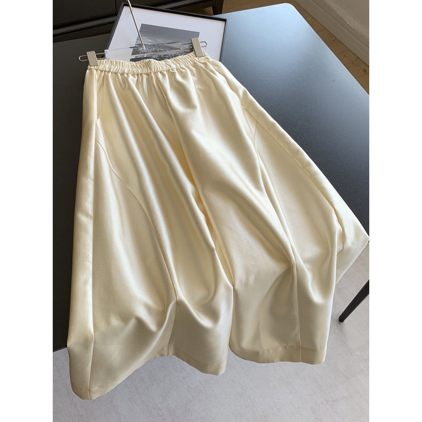 2026 Spring New Style Casual Loose Wide-Leg Pants Slimming Straight-Leg Cropped Pants Wholesale H08Gk9075