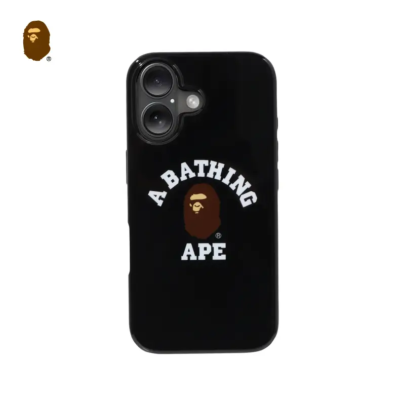 Bape Accessories Classic Ape Head letter iPhone 16 Mobile Phone Protective Case 182069 N