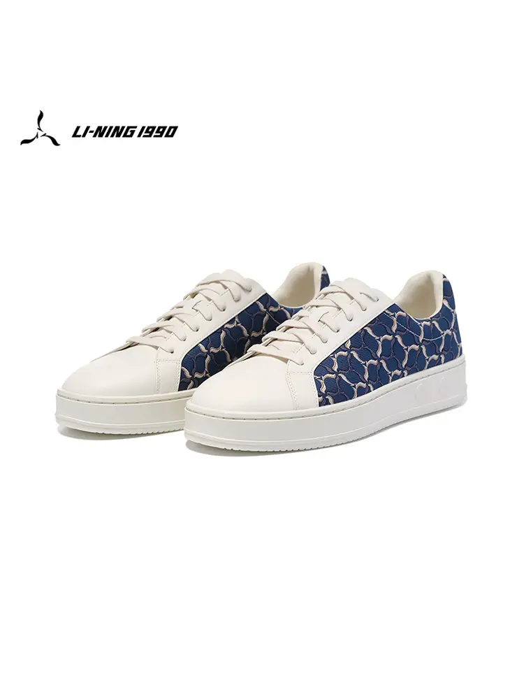 [Presbyopia] Li-Ning1990 Women's Athleisure Sneakers White Shoes Li Ning 1990 Classic Series