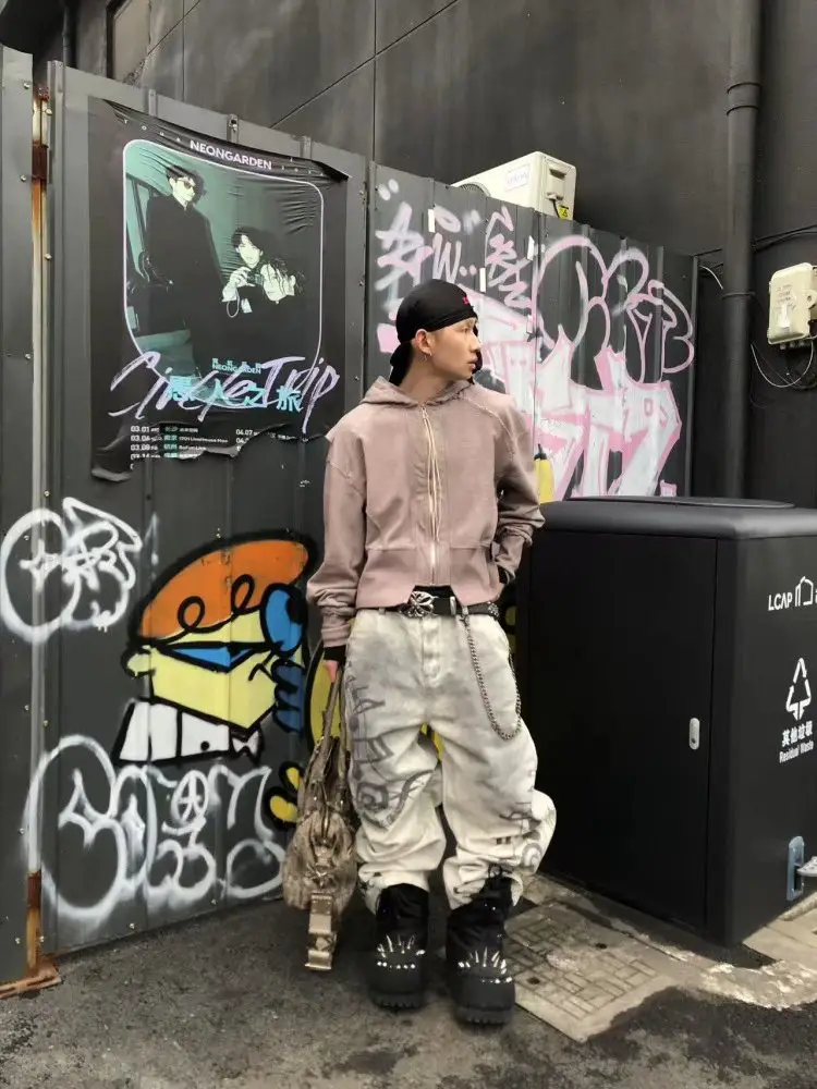 Detw 25Ss* ""Celter""Original Niche Heavy-Duty Washed 18Th Mud-Dyed Silhouette Stereo Casual Pants for Men and Women