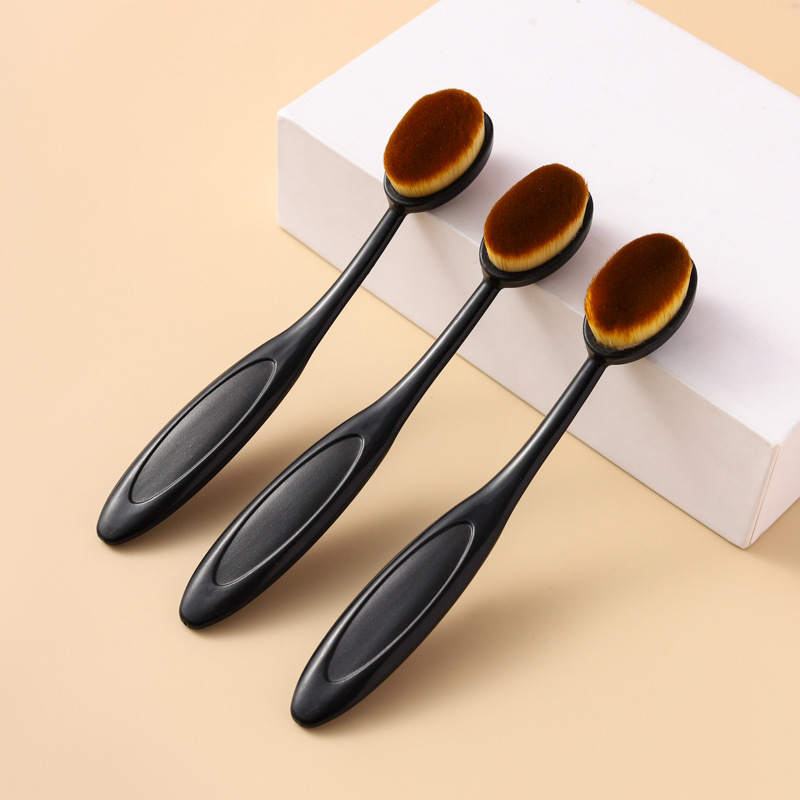 No.4 Toothbrush Makeup Brush Portable Makeup Brush Foundation Brush BB Cream Brush Single Beauty Makeup Tool Makeup Brush