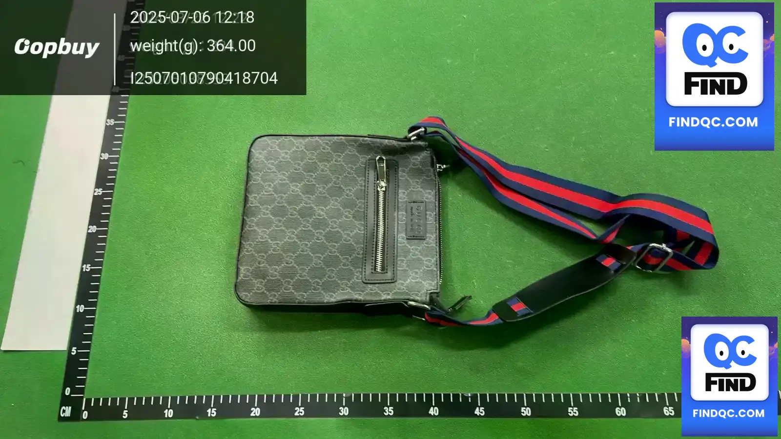 Gucci Men's GG Supreme Messenger Bag