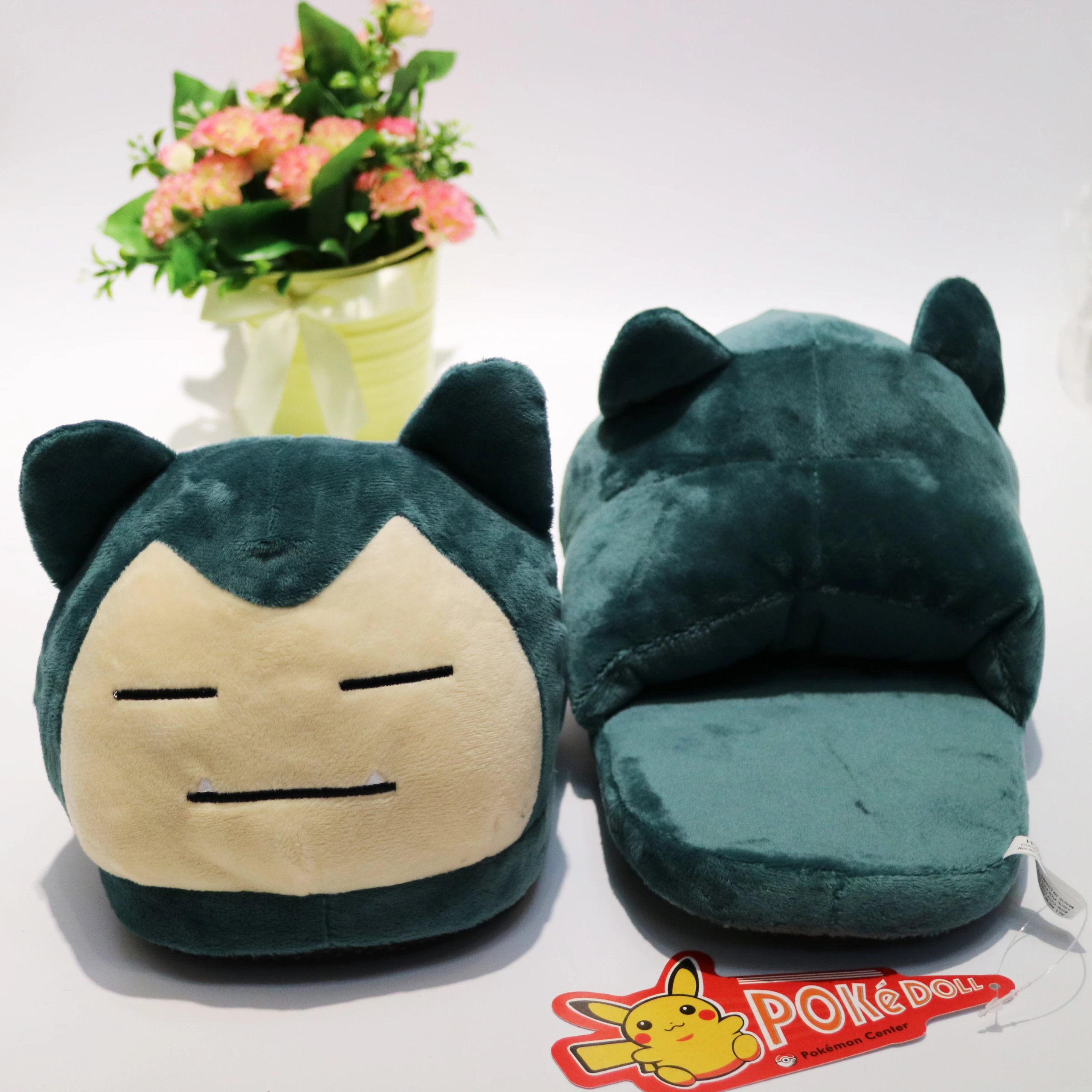 POKÉ DOLL Snorlax Slippers Foto QC de WEIDIAN na Qualit.ly