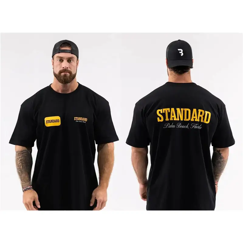 T-Shirt CBUM Muscle 2024 Gym Knitwear Men Thaage Men's Summer Gym