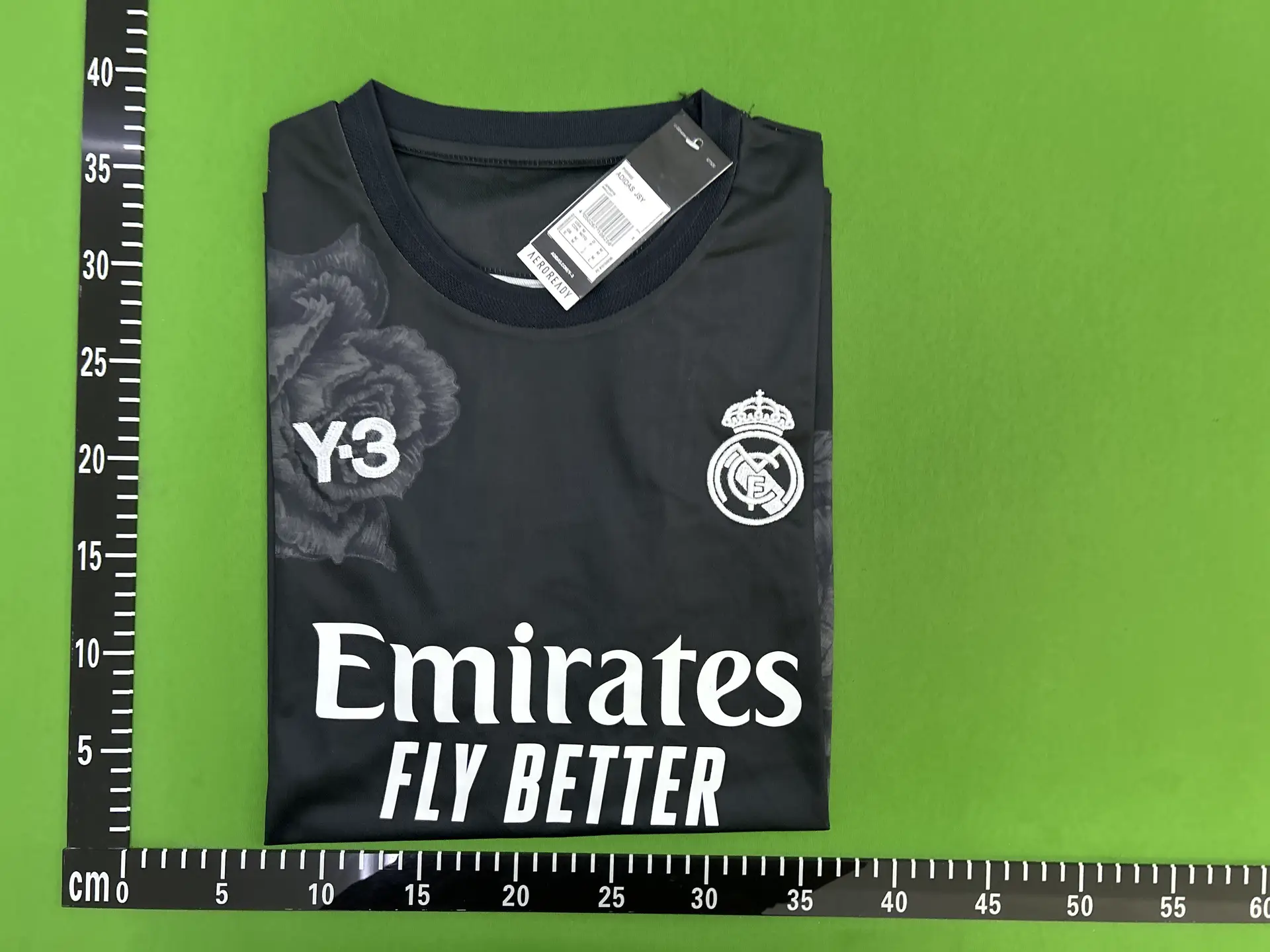Y-3 Real Madrid AEROREADY Jersey Black