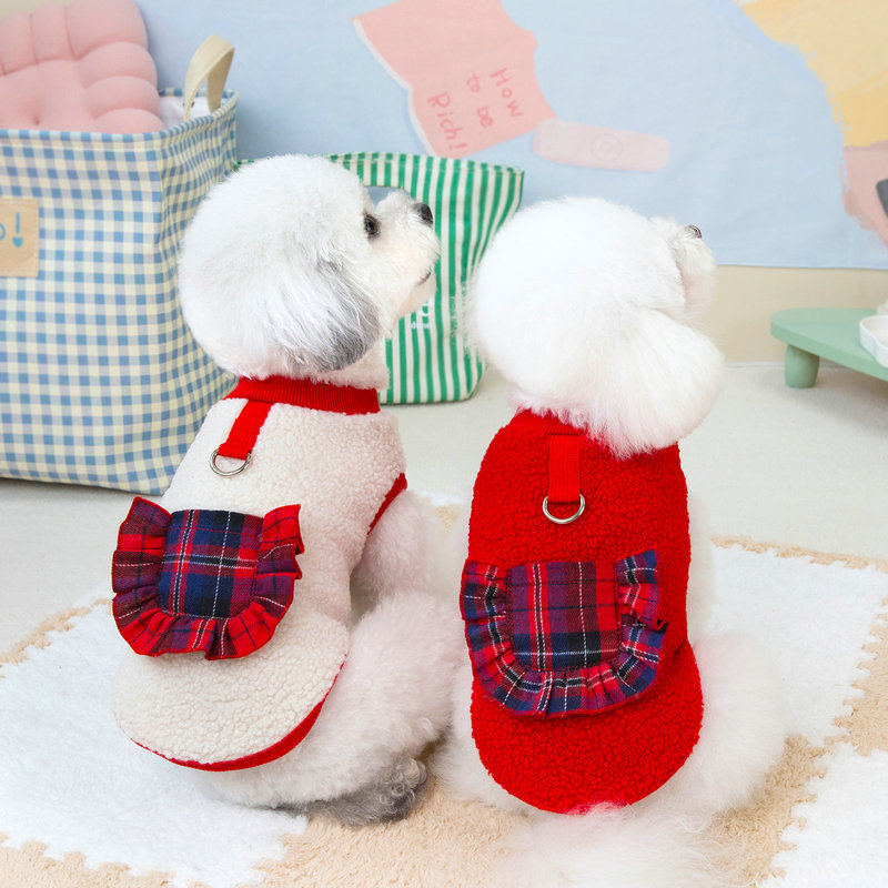 Pet clothing autumn and winter woolen clothing manufacturers wholesale teddy bear small dog dog breathable clothing 24 exquisite woolen clothing