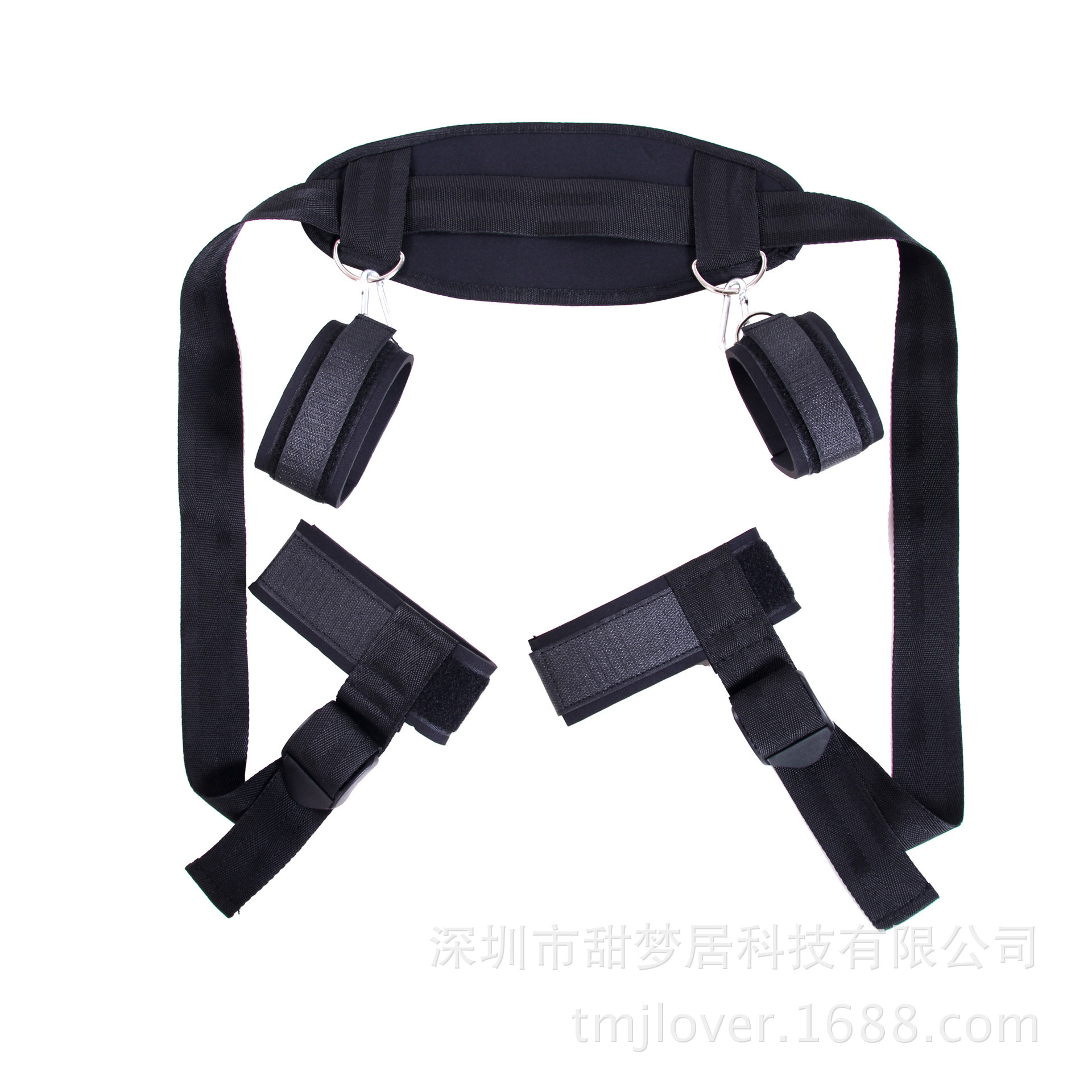 Sexy SM open bound belt adult auxiliary plush hand cuff couple alternative sex toys supplies in stock