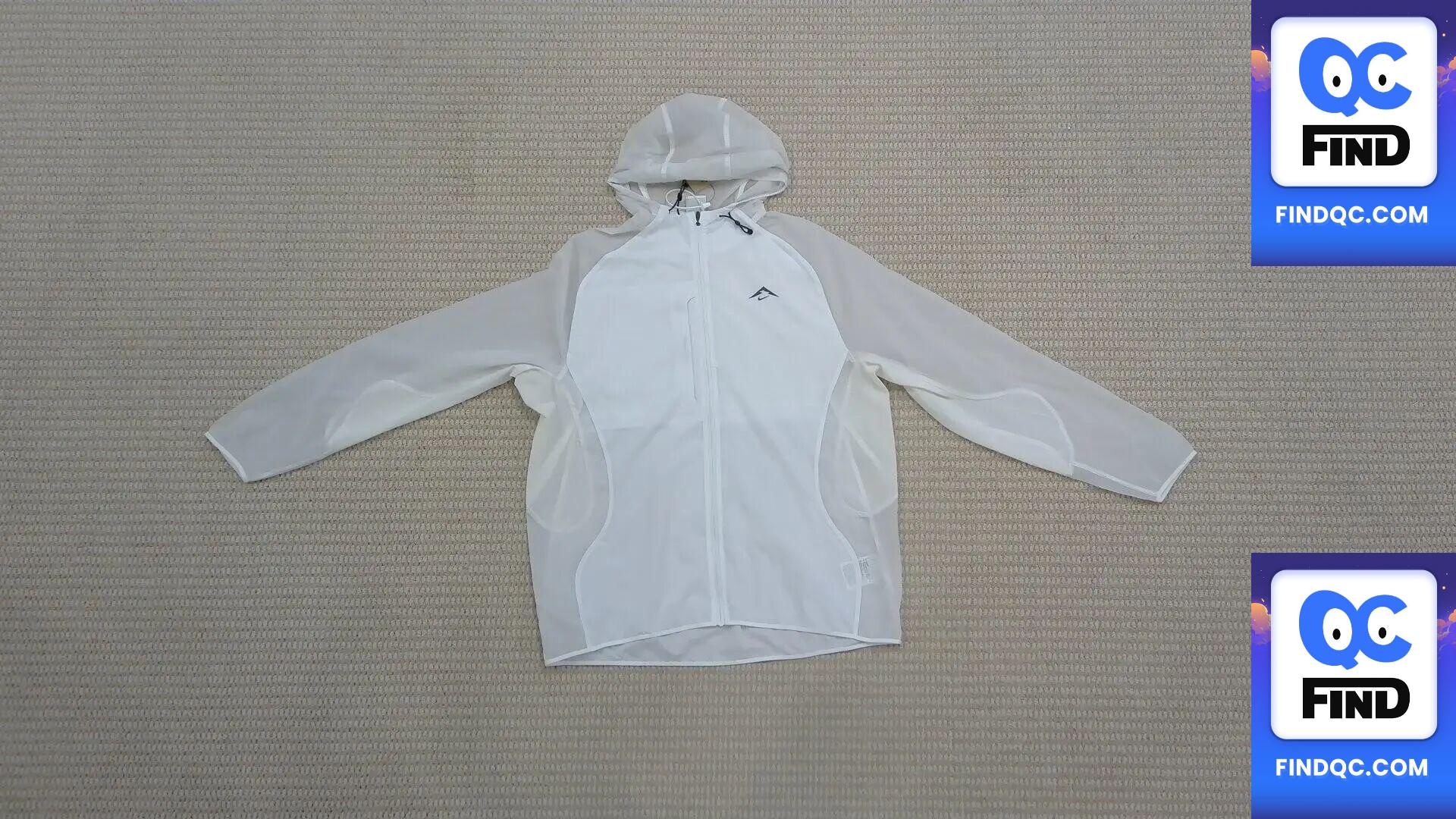 Nike/Nike Trail Aireez Men's Sports Running Training Breathable Lightweight Hooded Outwear Fn4003 QC