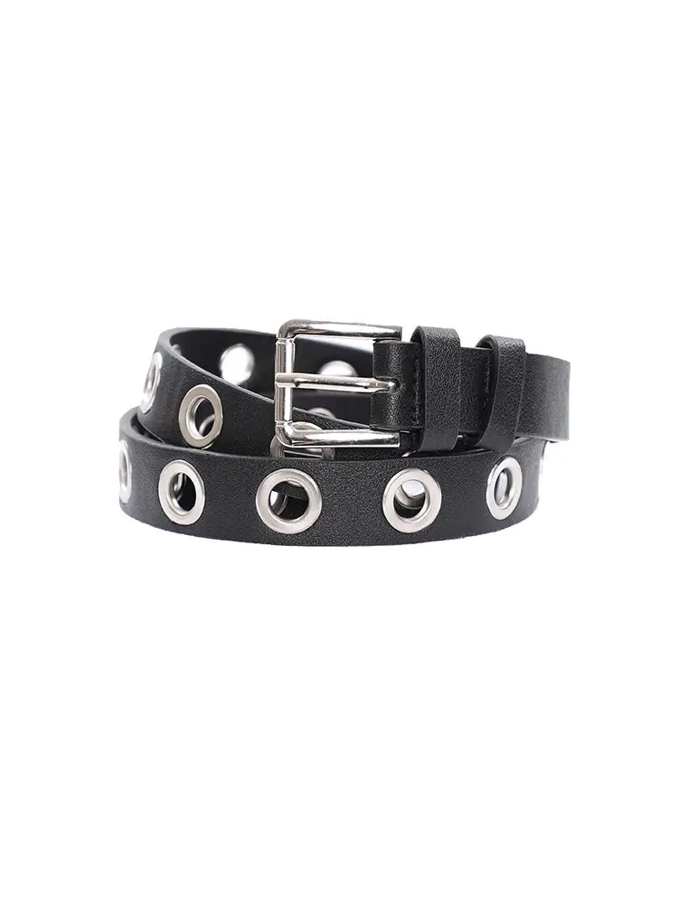 CCUP SPACE Accessories Design Sense Niche Round Hole Belt Women's New-CCUP SPACE