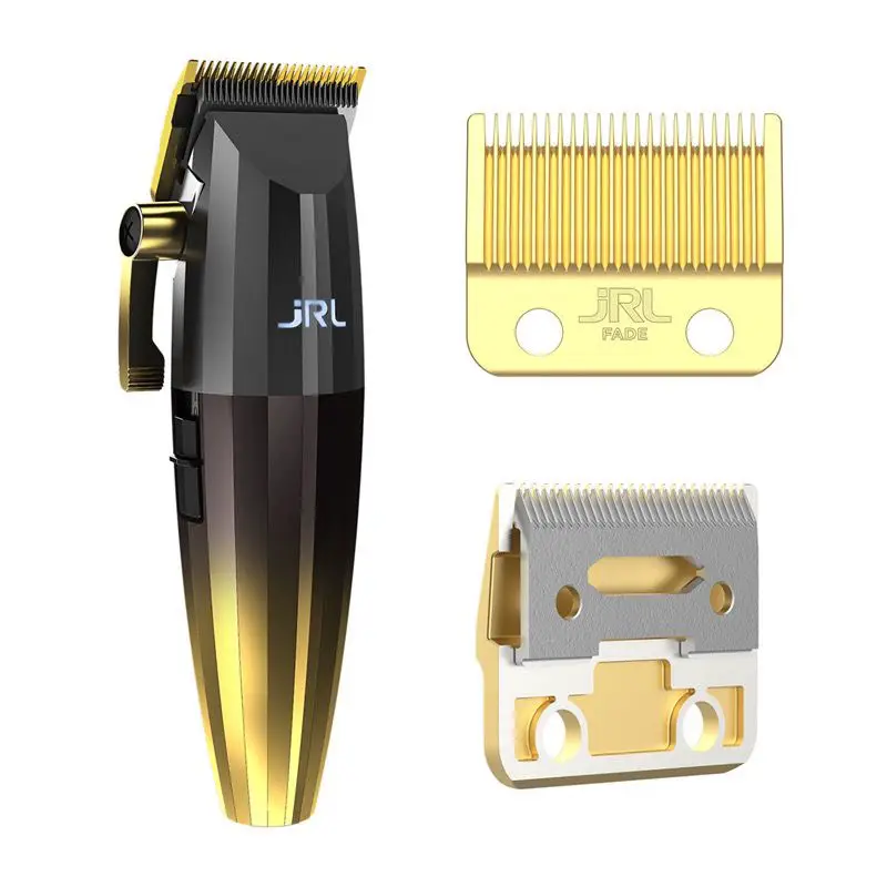 American Jrl Oil-Head Clipper Ff2020C Gradient Large Clipper Zero-Head Carving Clipper White Rechargeable Hair Trimmer