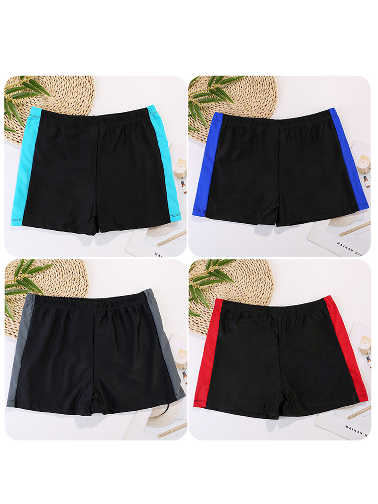 Nylon Fabric Children's Swimming Trunks for Boys Summer Professional Teenagers Boys New Quick-drying Swimming Trunks for Middle and Big Kids Students