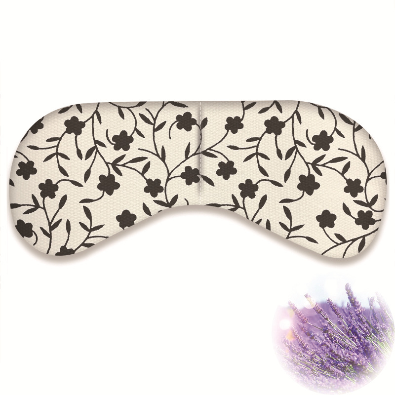 Linen Printing Microwave Heating Yoga Eye Pillow Lavender Flaxseed Hot Compress Bag Shading Sleep Ice Blindfold