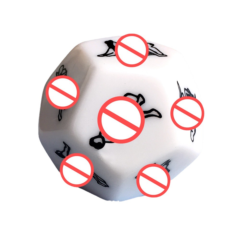 Foreign trade adult sex products 12-sided sexy posture dice couple couple flirting entertainment posture dice toy