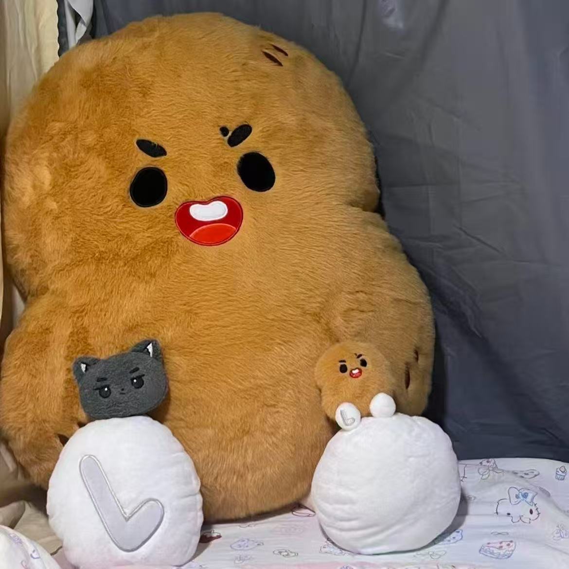 New Potato Doll Pillow, Same Style as the Boys' Group, Liu Yaowen Merchandise, Cute Plush Toy Doll Gift