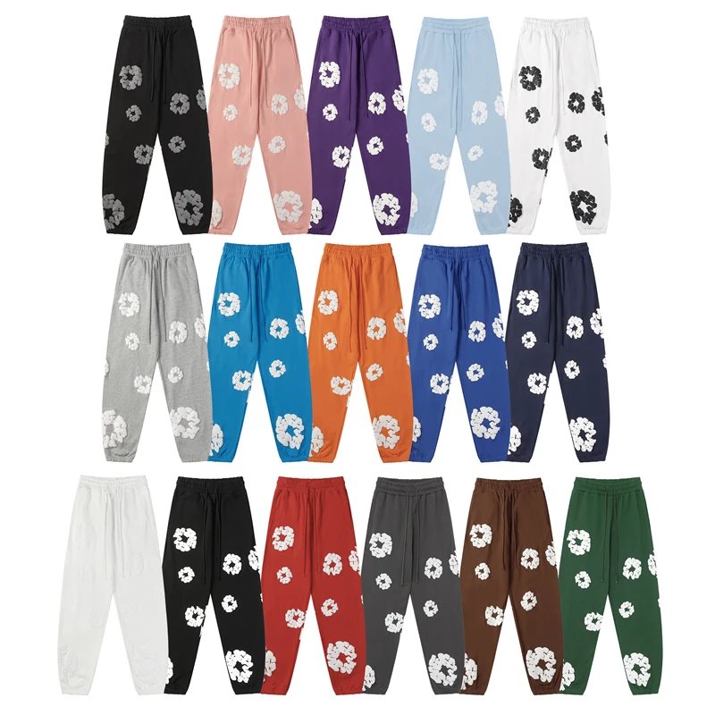 [DX44] high quality terry foam printed couple pants www.findssheet.com
