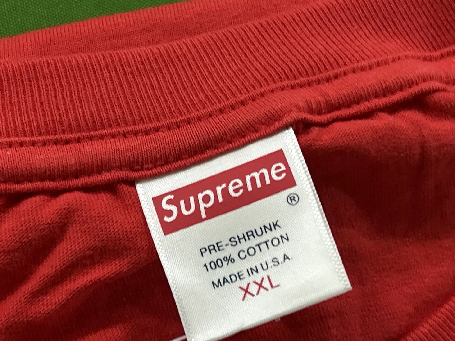 Supreme Red Short-Sleeve T-Shirt XXL