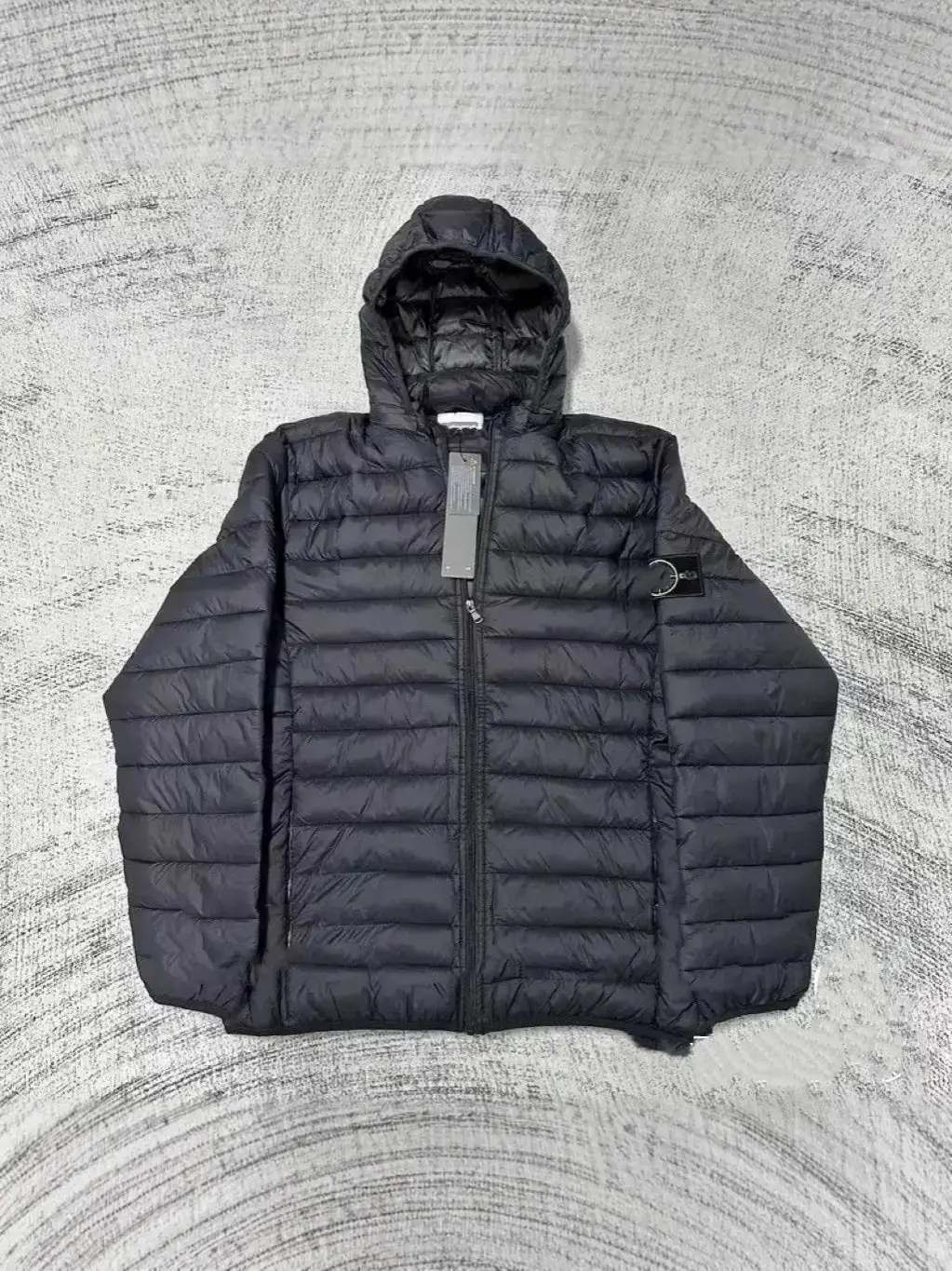 Stone Island Padded Jacket Black