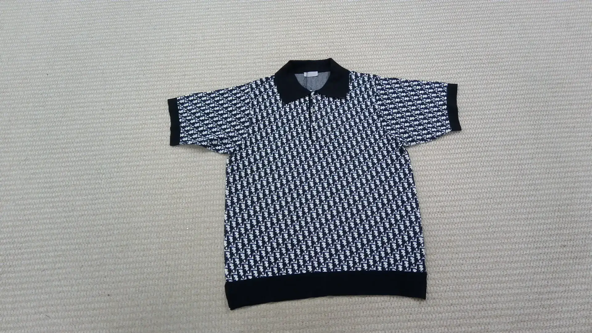 Dior All Over Logo Polo Shirt