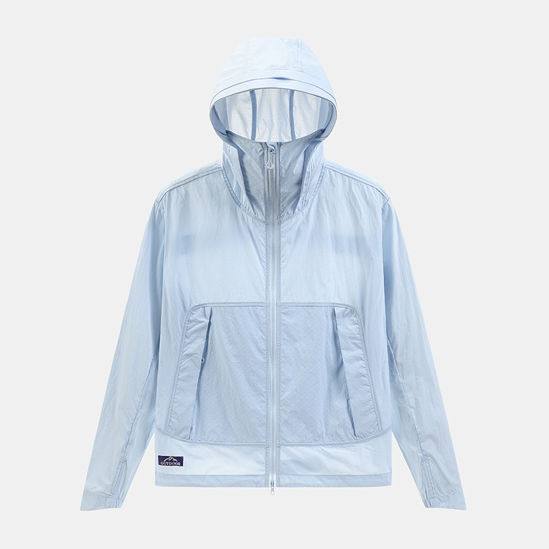 Trendy Couple Style Solid Color Stand Collar Sun Protection Clothing, Summer Casual Fashion Sun Protection Clothing, Ice-Cool Breathable Skin Jacket