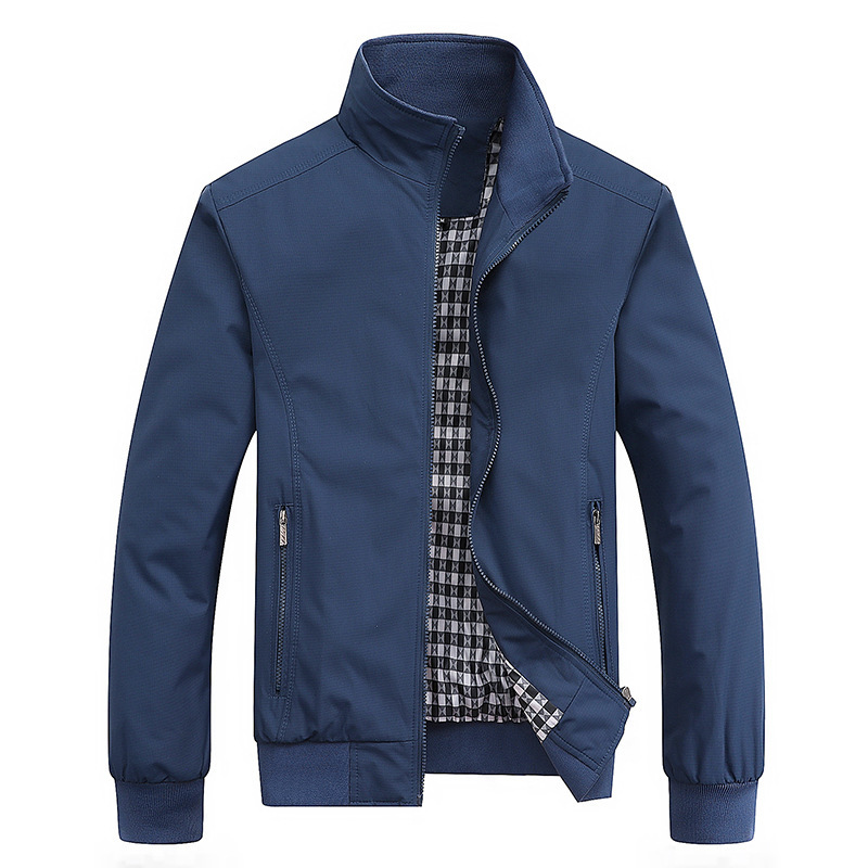 Cross-border 2024 Men's Jacket Spring and Autumn Retro Foreign Trade Casual Men's Korean Handsome Pilot Zipper Jacket